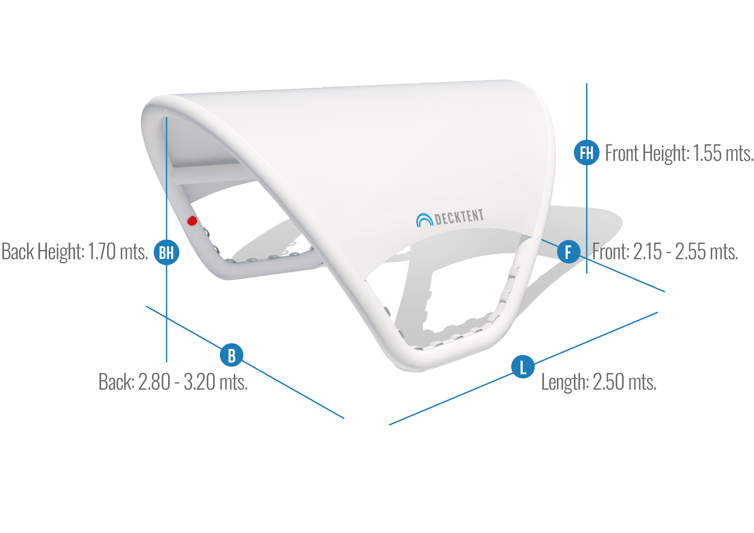 DECKTENT size S+ WEB SIN TALLA